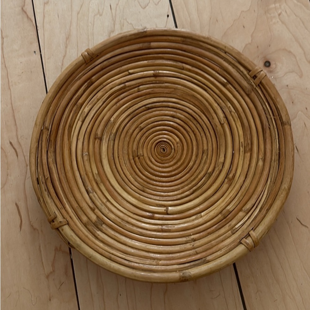 Rattan wall hanging
